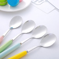 Travel Cutlery Set Ceramic Handle Spoon Fork Chopsticks