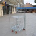 3 Sides Metal Mobile Roll Storage Container