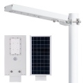 Sensor de movimento ao ar livre Luz de rua solar all-in-one