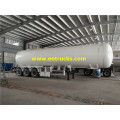 54 CBM Tri-axle LPG Gas Tanker Semi-trailers