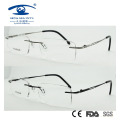 Rimless Slim 2015 Titanium Light Weight Optical Frames (1018)