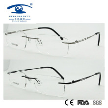 Rimless Slim 2015 Titanium Leichtgewicht Optische Rahmen (1018)