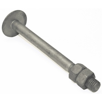 Tower Pole Step Bolt with two hex nuts