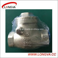 Aço Inoxidável Primavera Tipo CF8m Female Check Valve