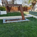 Piscine de jardin en cascade Corten Steel Eaute