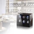 Six Rotations Watch Winder Box With LED Light