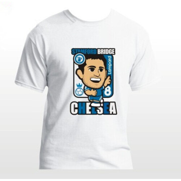 2014 nuevo EPL club equipo Chelea aficionado al fútbol Lampard camisetas de dibujos animados