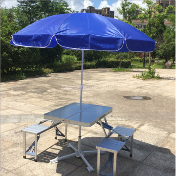 Modern Stylish Outdoor Aluminum Alloy Portable Folding Tables and Chairs