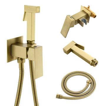 Brushed Gold Handheld Bidet Sprayer for Toilet WC