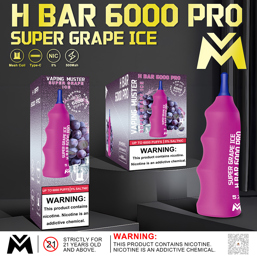 Electronic Cigarette T Bar 6000 PRO Electronic Cigarette T Bar 6000 PRO