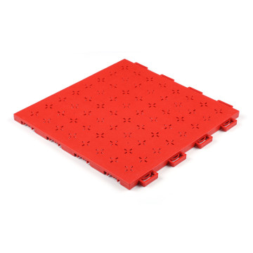 Plastic interlocking tiles shock absorber sport floor court