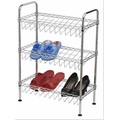 Modern Furniture DIY Knock Down Adjustable Metal Wire Shoe Rack