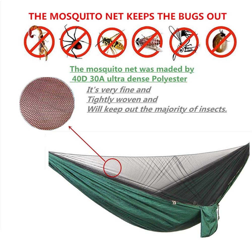 Camping Hammock With Mosquito Net