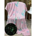 Glow in Dark Throw Blanket Gift for Kids