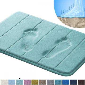 Comfity Memory Foam Bath Mat Toilet