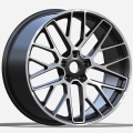 Aluminum Porsche Replica Wheel 22X10.5 Black Machined Face