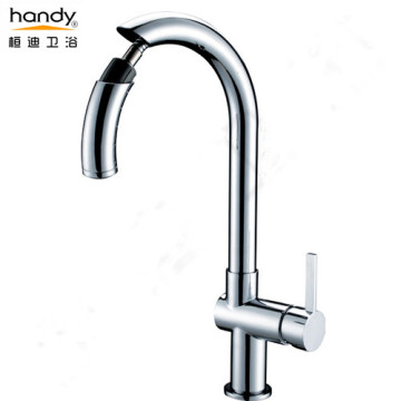 Pull Down Kitchen Faucet with  Swiveling Spout