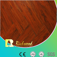 12.3mm Embossed Elm Waxed Edged V-Grooved Lamianted Flooring