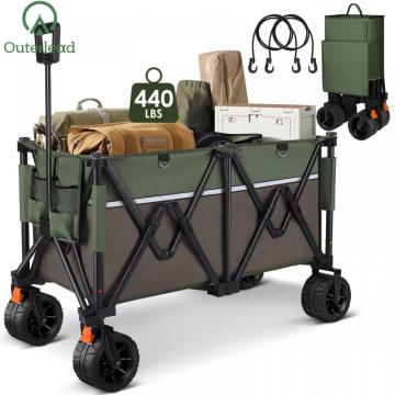 Outerlead 200L Capacity Heavy Duty Foldable Beach Cart