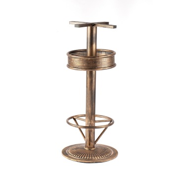 Brass Wrought Iron Bar Height Table Base