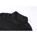 Men's Knitted Jacquard Shawl Collar Buttoned Pullover