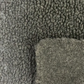 100% Polyester Sherpa Fleece in Melange Color Fabric