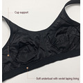 In-stock plus size U neck cup sport bra