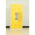 steel yellow 9 door locker