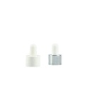 Plastic petg dropper bottles 50ml with silver cap