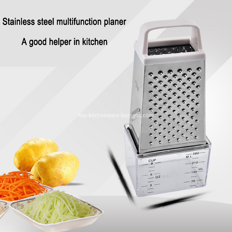 cheese grater with measuring cup