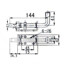 Spring Toggle Latch Draw Latch Toggle Latch