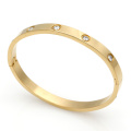 18K Gold Plated Fashion Brand Jewelry Love Carter Bracelets Bangles 316 Titanium Couple Bracelet