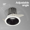 Plafond en aluminium Downlight régler les phares de lave-glace murale