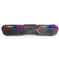 Gaming sound bar with rgb light