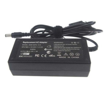 15V 4A AC adaptador de corriente cargador para toshiba