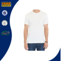 T-shirt orgânico do algodão da luva dos homens