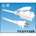 UL Approval American 2 Pin AC Power Cord Plug