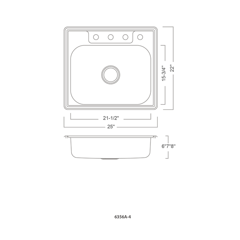 Topmount Kitchen Bowl Sinks