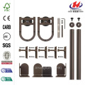 Hook Hardware Black Rolling Door Hardware Kit