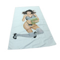 Serviette de plage en microfibre personnalisée