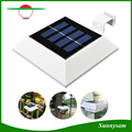 4 LED cuadrado solar lámpara PIR Sensor de movimiento de la azotea de la azotea luz solar lámpara de cerca de la luz solar al aire libre