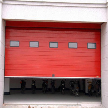 High speed roll up sectional industry door