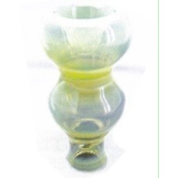 One Head Colored Glazed Small Hookah Ceramic Head Shisha Bowl