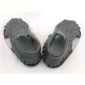 Wholesale Genuine Leather Baby Tassels Flip Flops