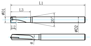 PCD end mills