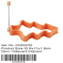 Tree shaped plastic cookie cutter