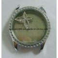 High Quality 316L Stainless Steel Watch Case with Crystals