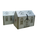 Metal Closure House Shape Skin care Paper Boxes