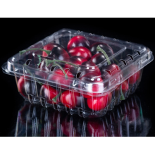 Boîte d&#39;emballage à clapet en plastique pour cerises