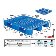 PP Double Faced Euro Plastic Pallet for Warehouse, Rack Storage